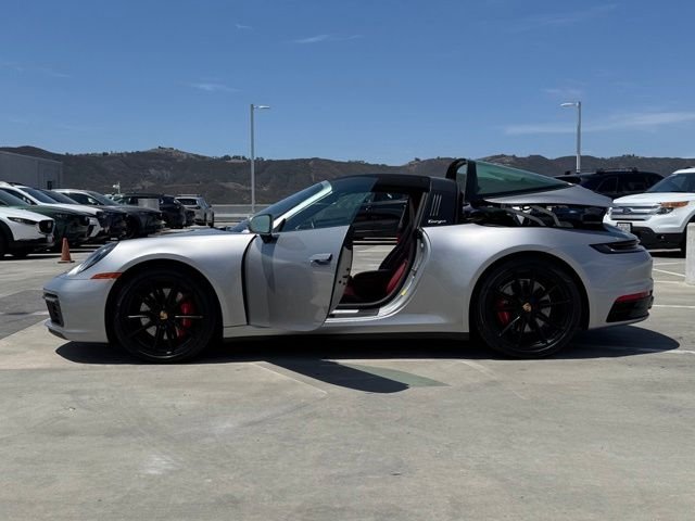 Used 2021 GT Silver Metallic Porsche Targa 4S image 28