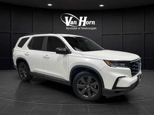 Used 2023 Platinum White Pearl Honda Sport image 1