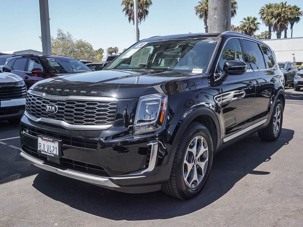 Used 2020 Black Kia EX image 4