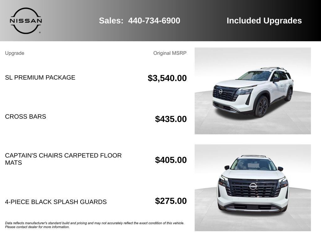 New 2026 Everest White Pearl TriCoat Nissan SL image 7