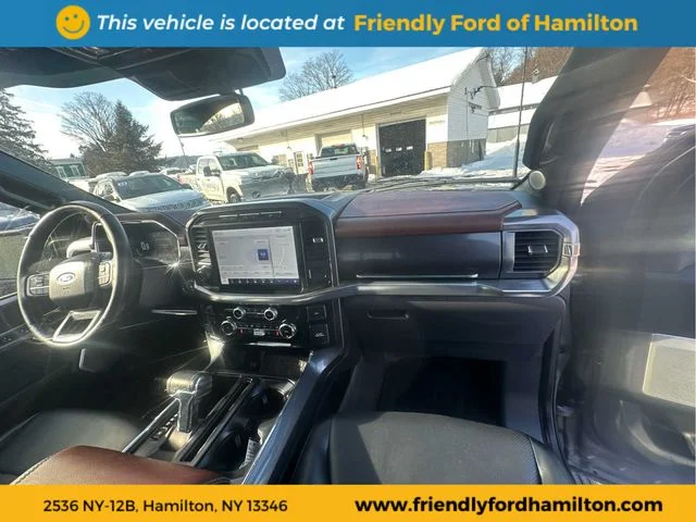 Used 2023 Gray Metallic Ford Lariat image 101