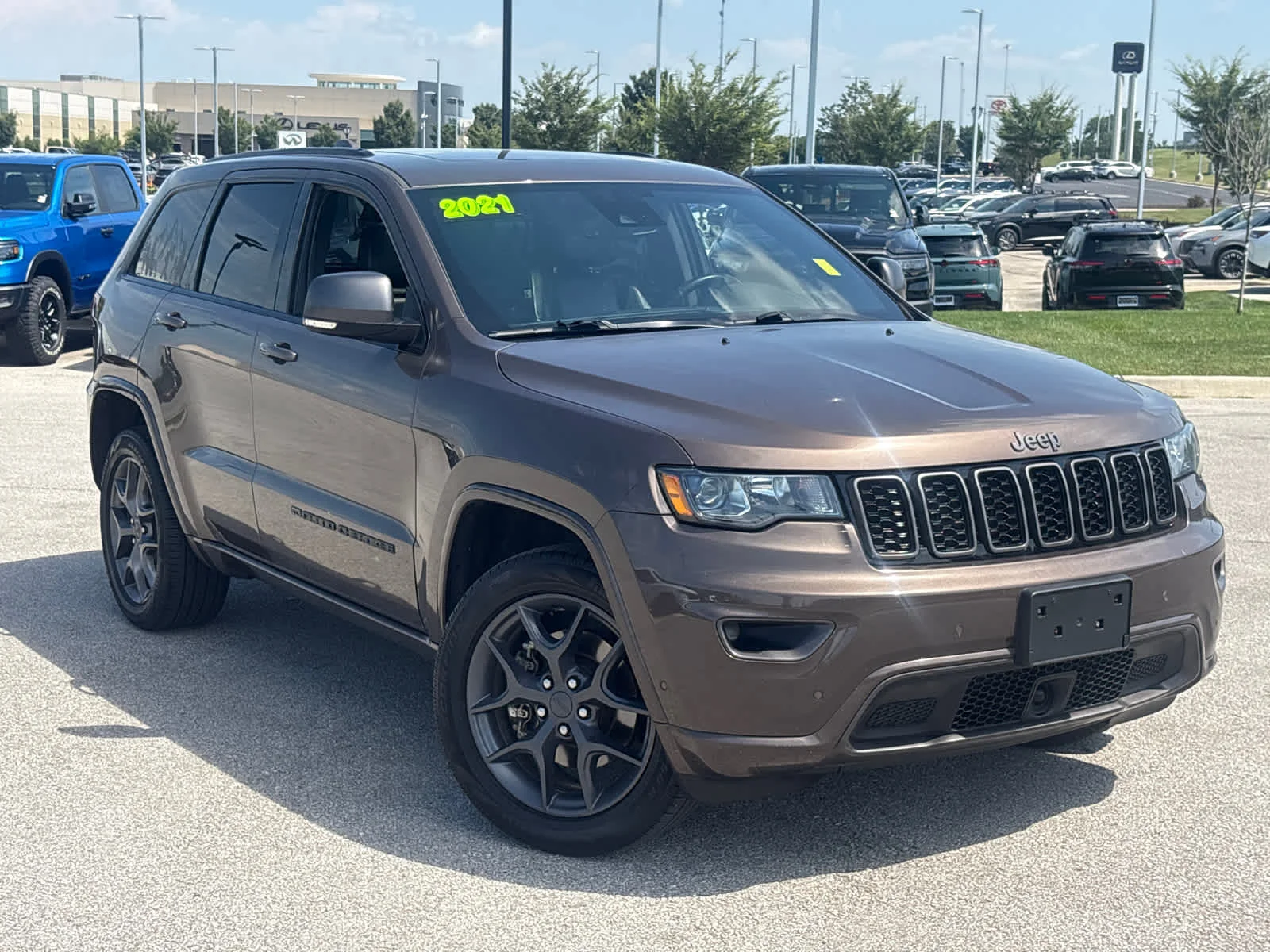Used 2021 Jeep Grand Cherokee 80th Edition with VIN 1C4RJFBG6MC563270 for sale in Kansas City
