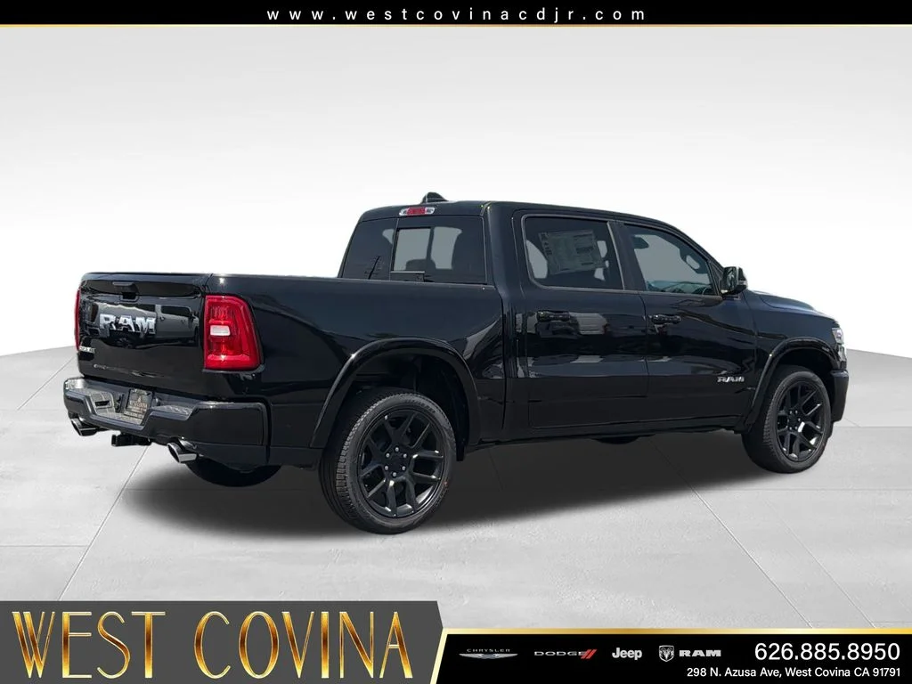 New 2026 Diamond Black Crystal Pearl-Coat Exterior Paint RAM Laramie image 5