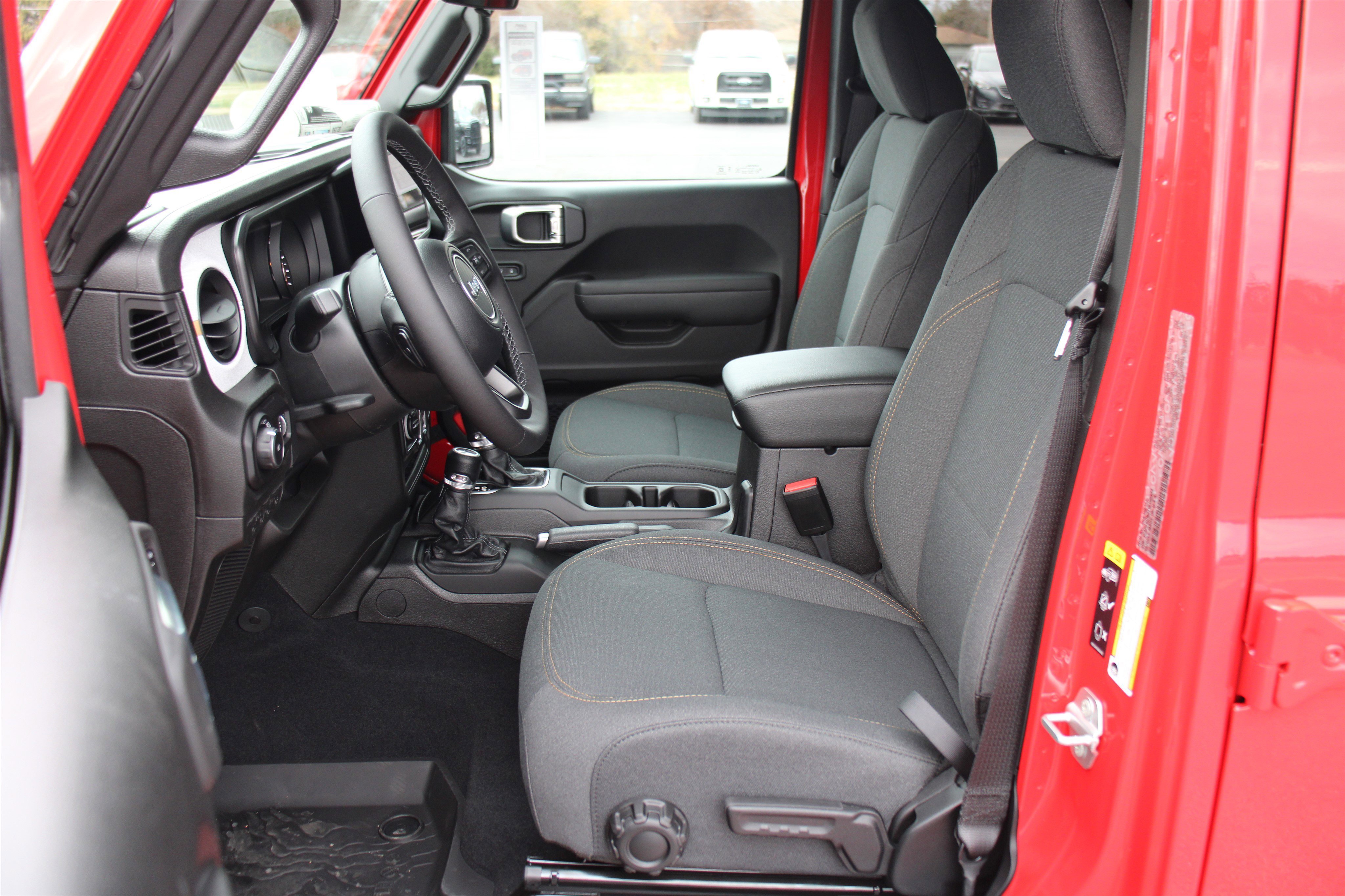New 2026 Firecracker Red Clear-Coat Exterior Paint Jeep Sport S image 3