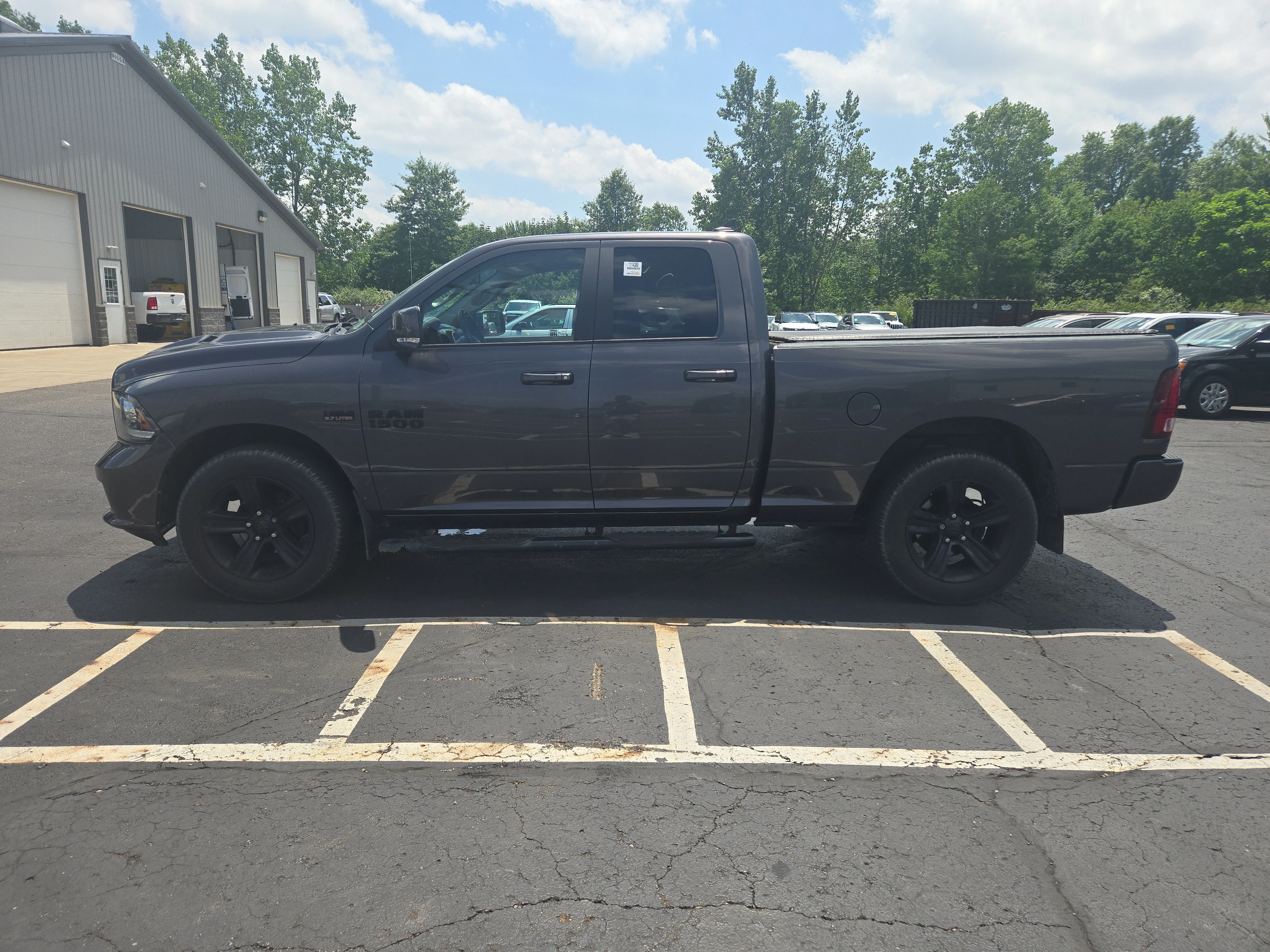 Used 2017 Granite Crystal Metallic Clearcoat Ram Night image 8