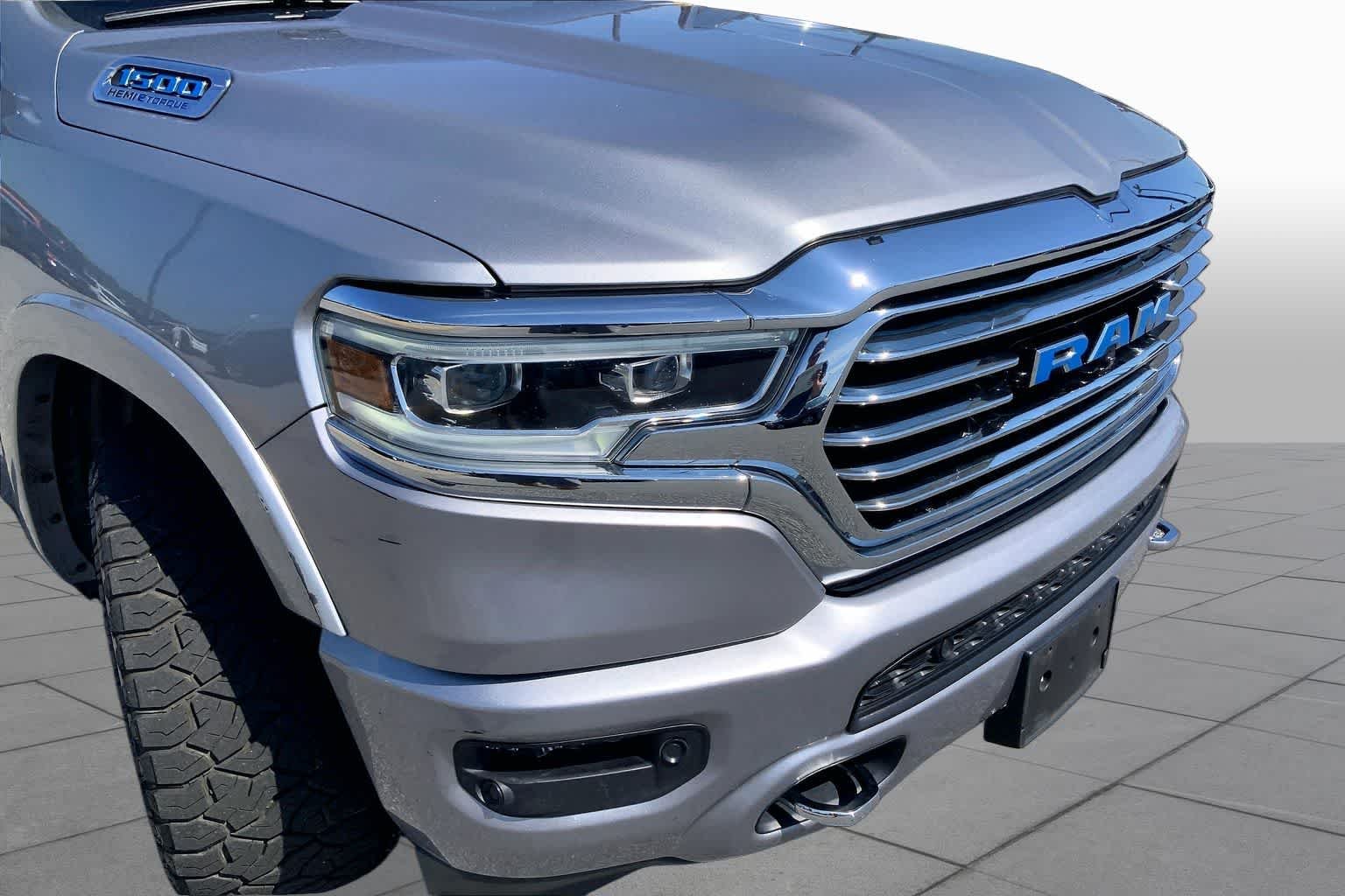 Used 2022 Billet Silver Metallic Clearcoat Ram Longhorn image 28