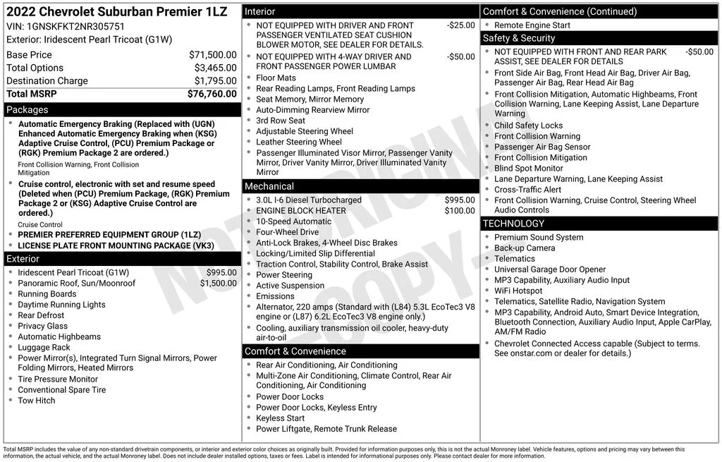 Used 2022 Iridescent Pearl Tricoat Chevrolet Premier image 46