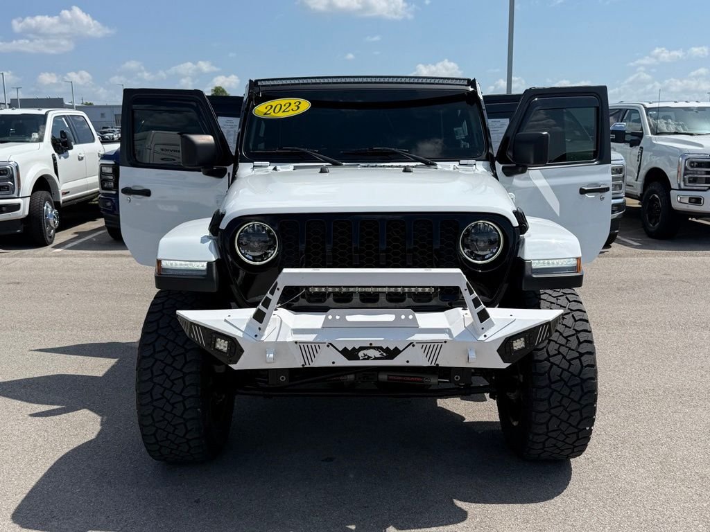 Used 2023 Bright White Clearcoat Jeep Willys image 22