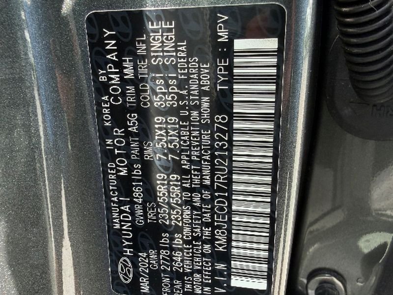 Certified Used 2024 Amazon Gray Hyundai Limited image 36