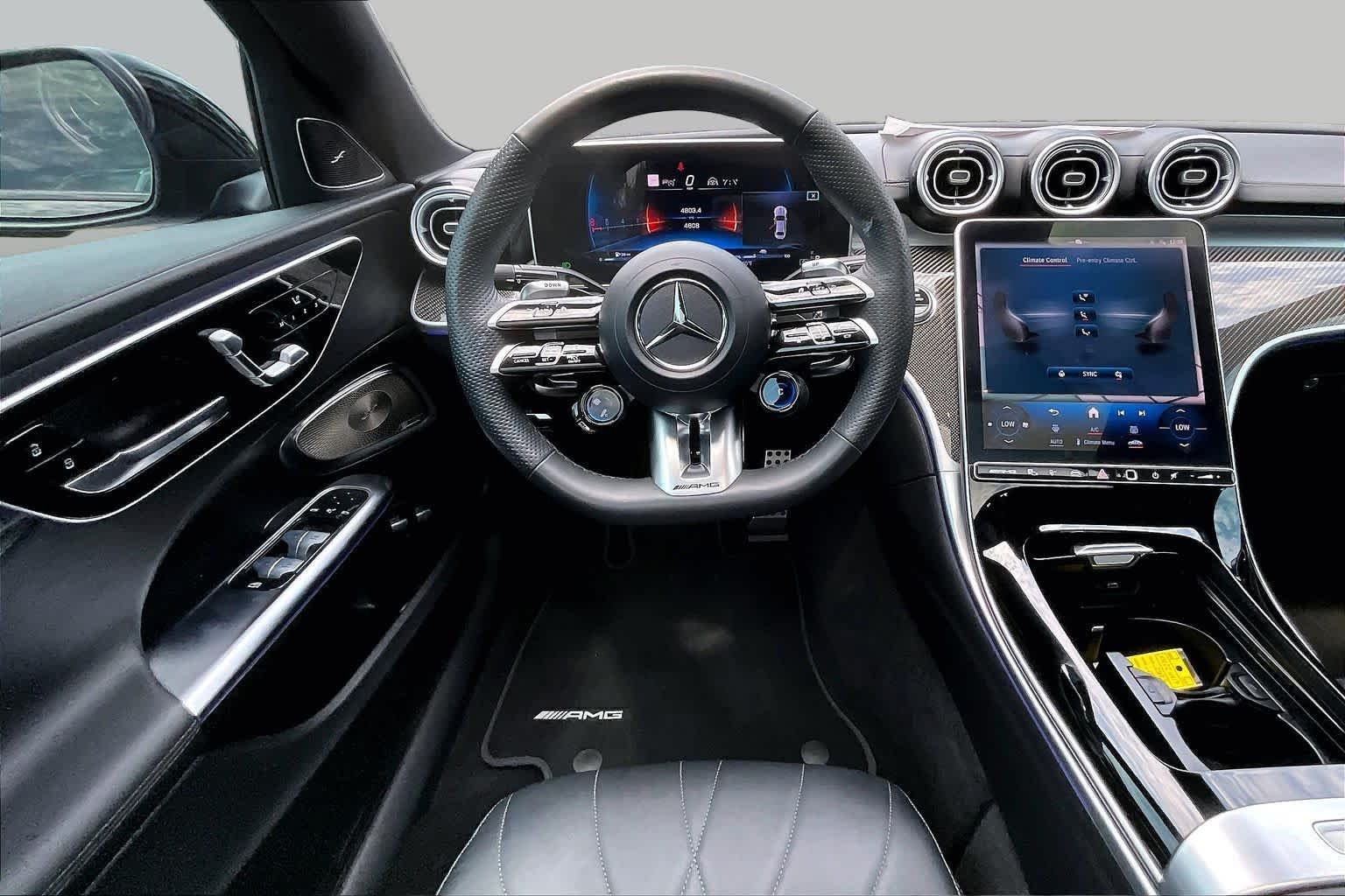 Used 2024 Obsidian Black Metallic Mercedes-Benz AMG® C 63 S E Performance image 11