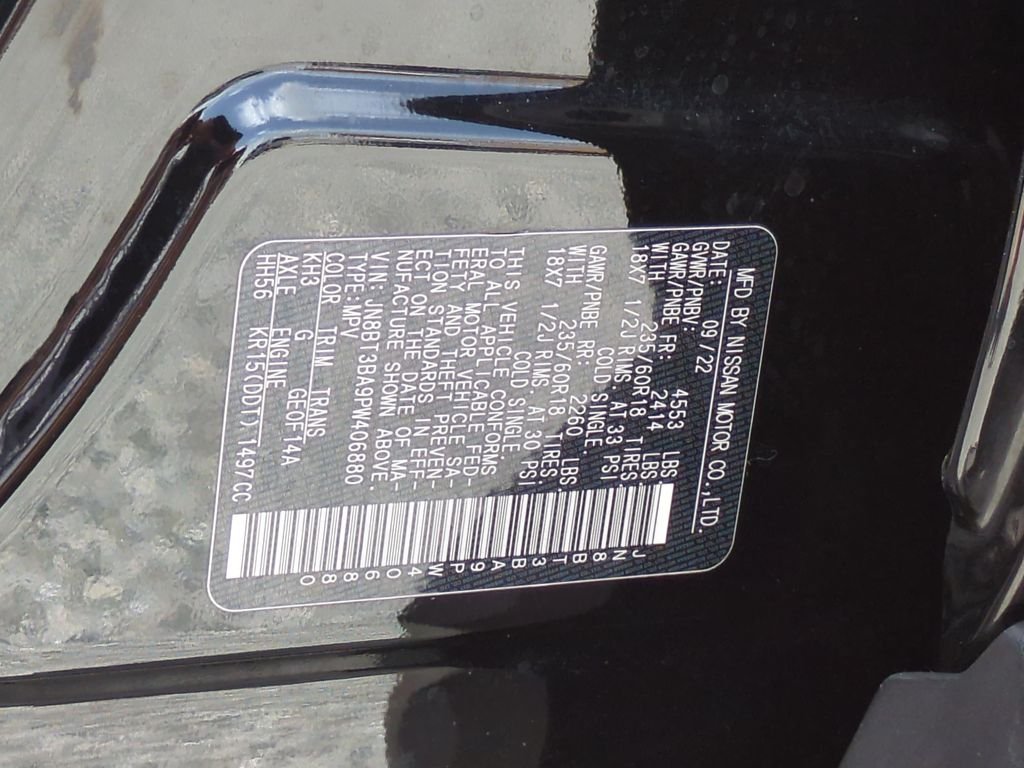 Certified Used 2023 Black Nissan SV image 24
