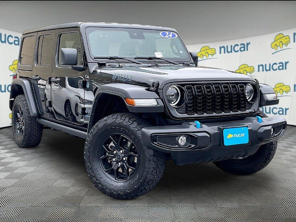 Used 2024 Black Jeep Willys 4xe image 1
