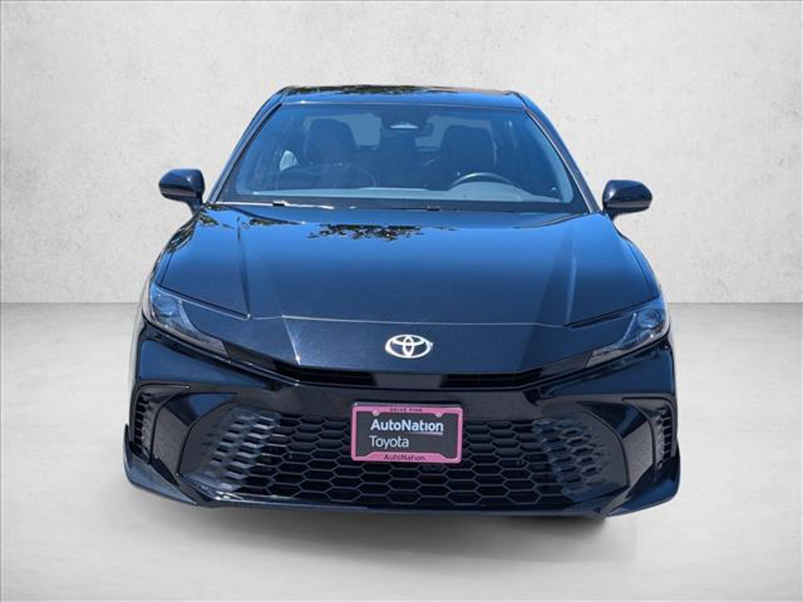 Used 2025 Midnight Black Metallic Toyota SE image 2