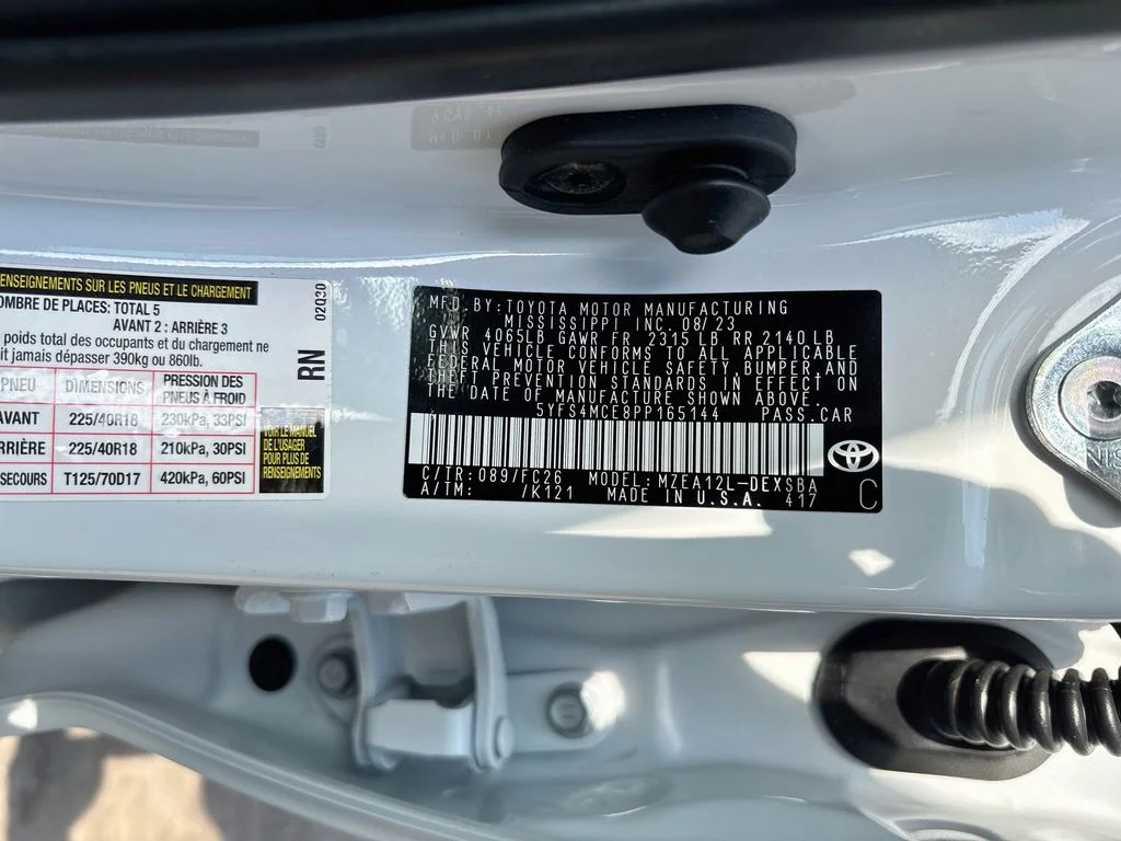 Used 2023 Pearl Toyota SE image 30