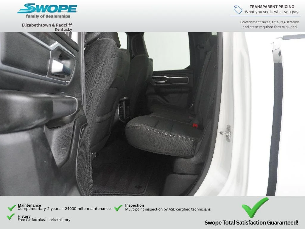 Used 2023 Bright White Clearcoat Ram Big Horn image 11