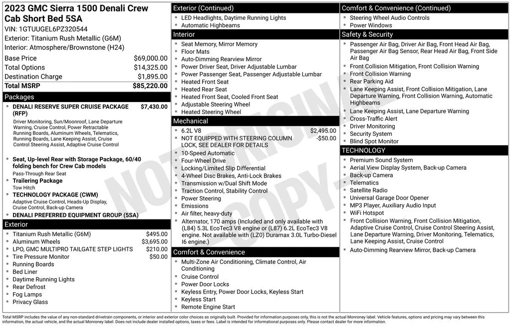 Used 2023 Silver GMC Denali image 12