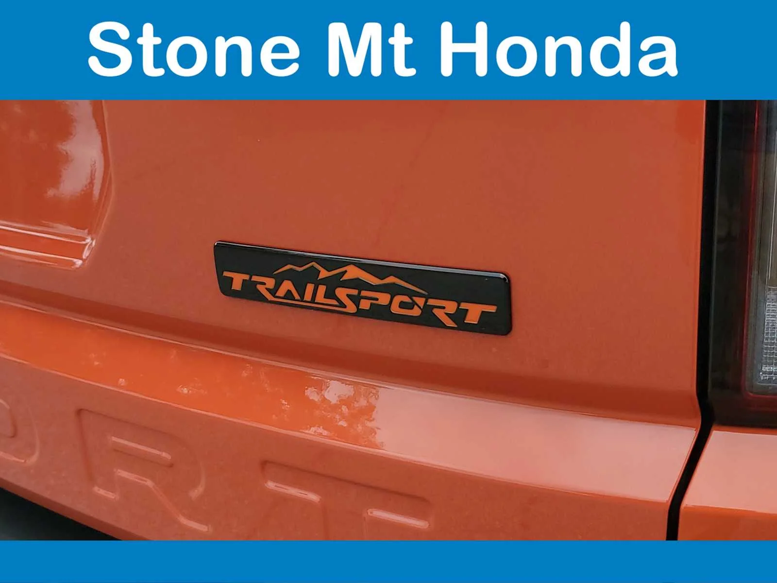 New 2026 Sunset Orange Honda TrailSport Elite image 7