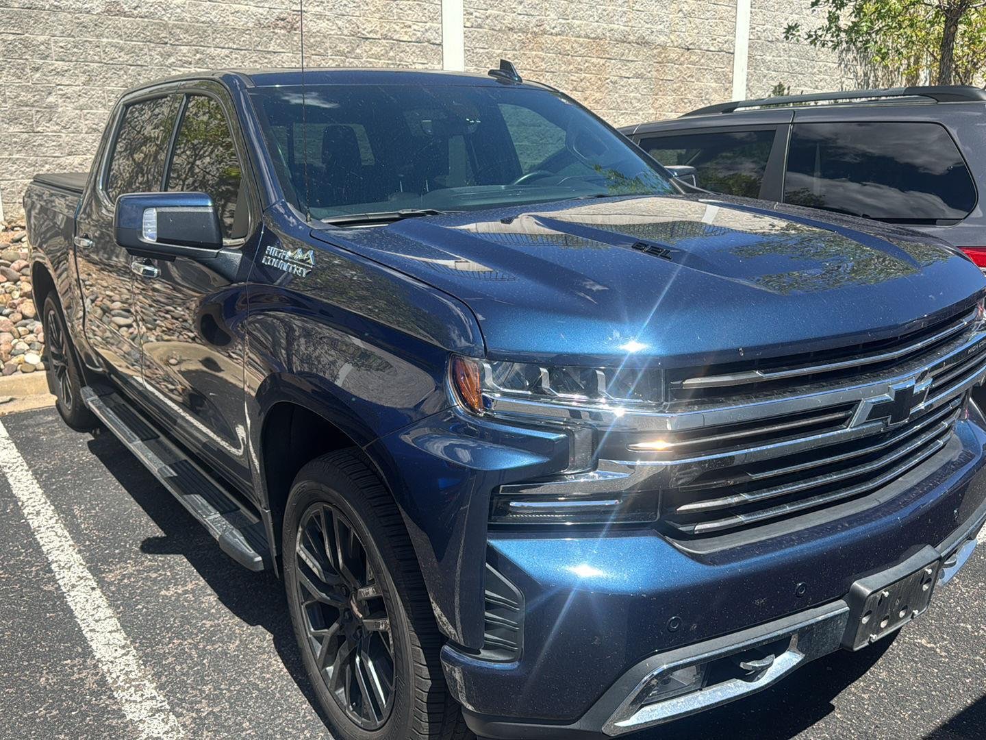 Used 2020 Northsky Blue Metallic Chevrolet High Country image 1