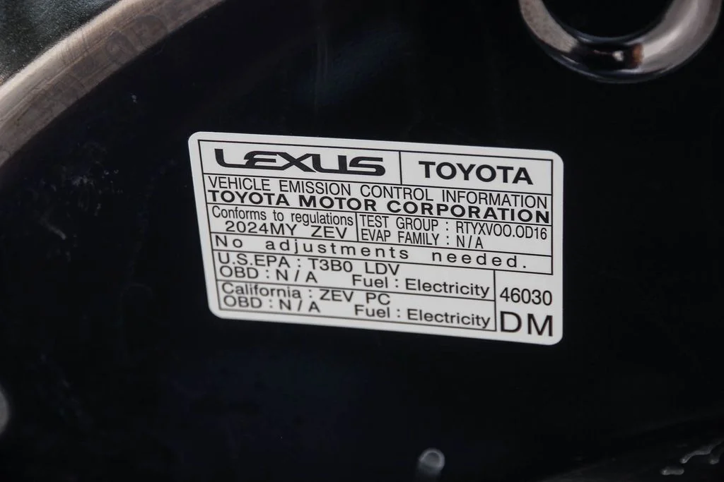 Certified Used 2024 BLACK/COPPER CREST Lexus 300e Premium image 27