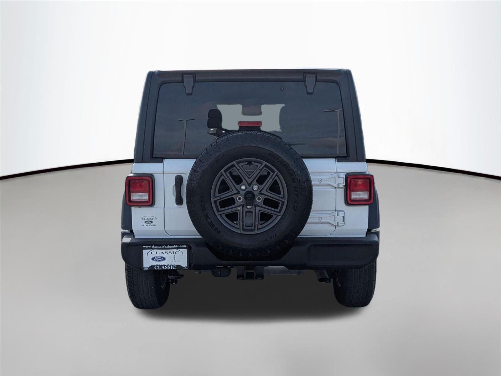 Used 2024 Bright White Clearcoat Jeep Sport S image 6