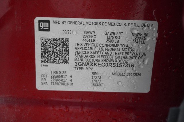 Used 2024 CHERRY RED TINTCOAT Chevrolet LT image 31
