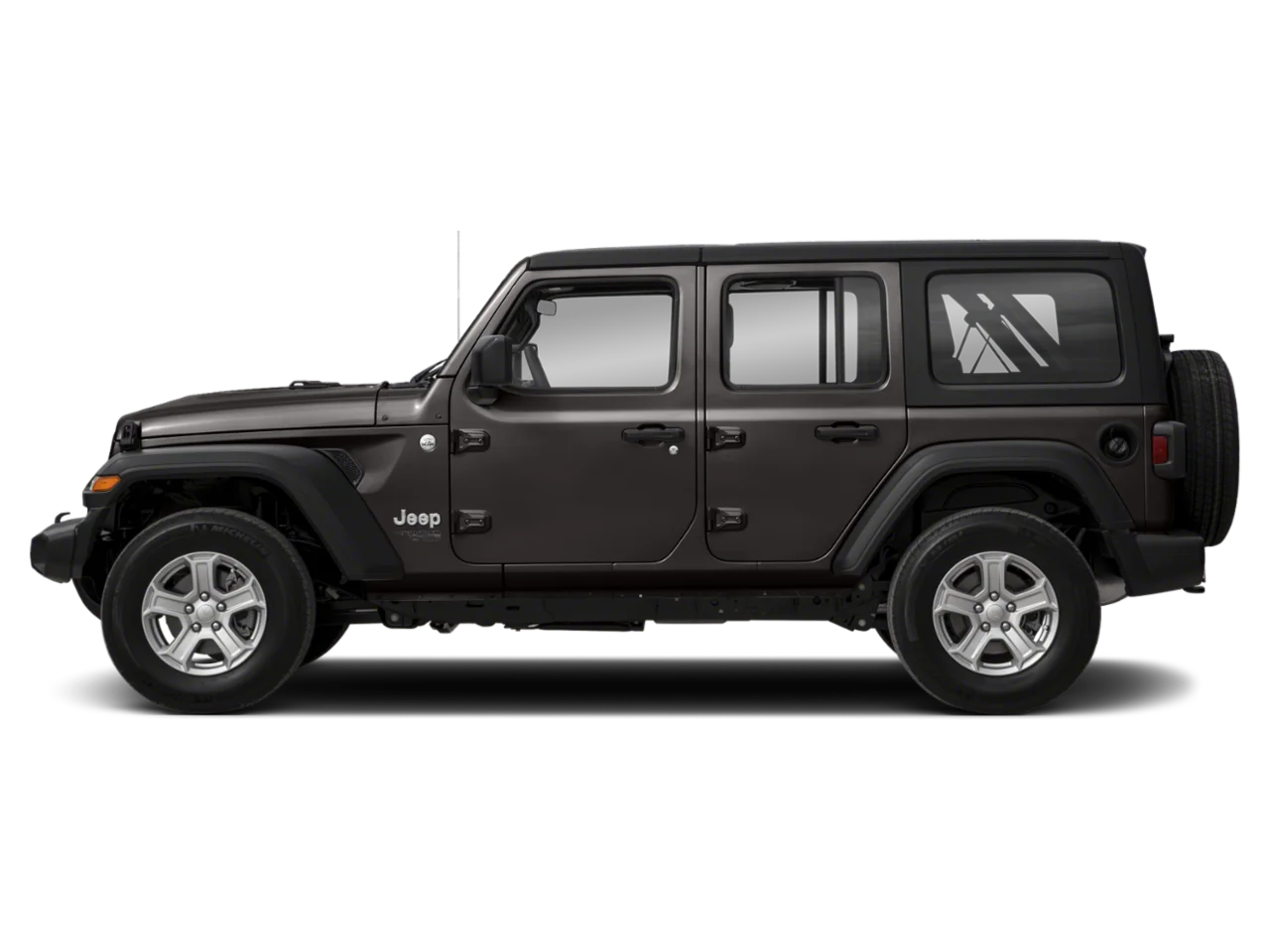 Used 2021 Granite Crystal Metallic Clearcoat Jeep Willys 4x4 image 3