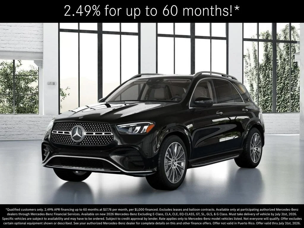 New 2026 Obsidian Black Metallic Mercedes-Benz GLE 450 image 82