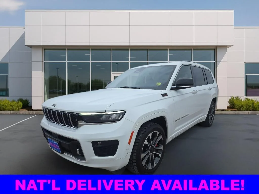 Used 2022 Bright White Jeep Overland image 3