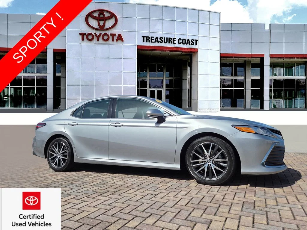 Certified Used 2023 Silver Toyota XLE image 1