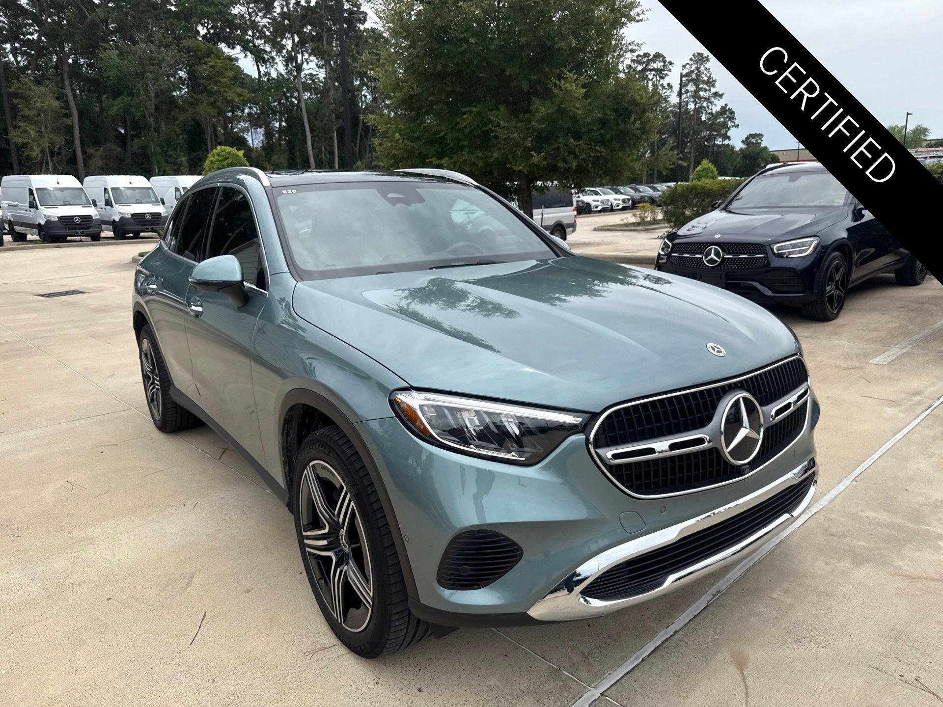 Certified Used 2026 Verde Silver Metallic Mercedes-Benz GLC 300 image 2