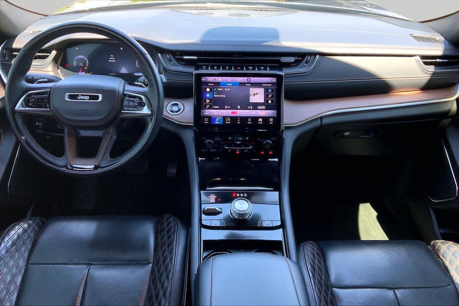 Used 2021 Diamond Black Crystal Pearlcoat Jeep Summit image 15