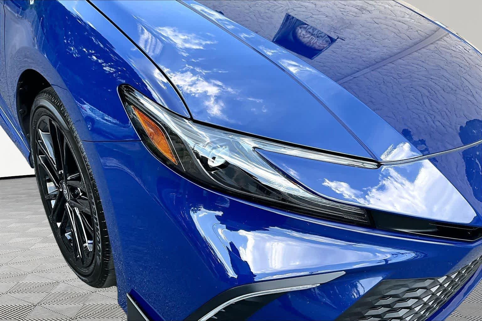 Used 2025 Reservoir Blue Toyota SE image 28
