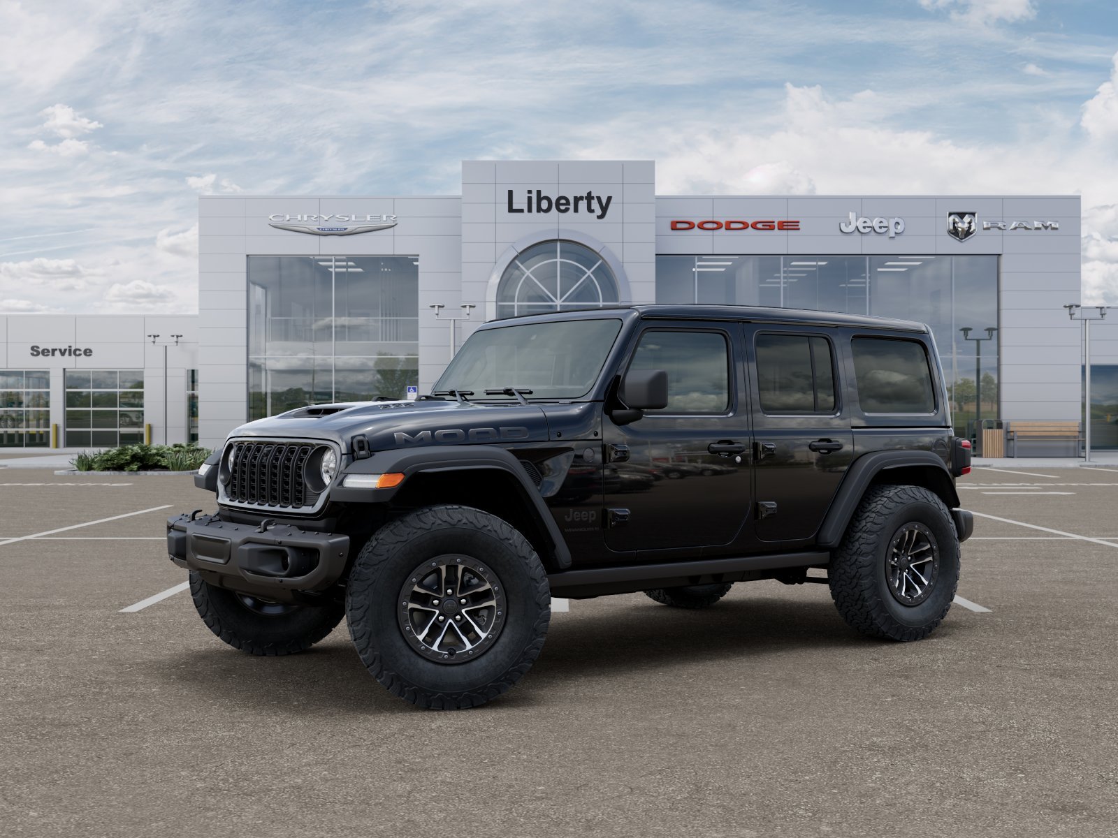 New 2026 Black Clear-Coat Exterior Paint Jeep Moab 392 image 3