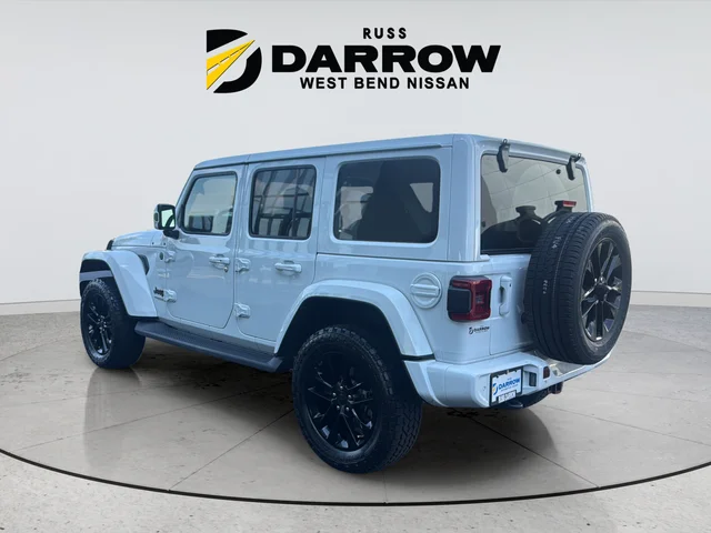 Used 2021 White Jeep Unlimited Sahara High Altitude image 3