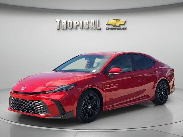 Used 2025 Red Toyota LE image 1