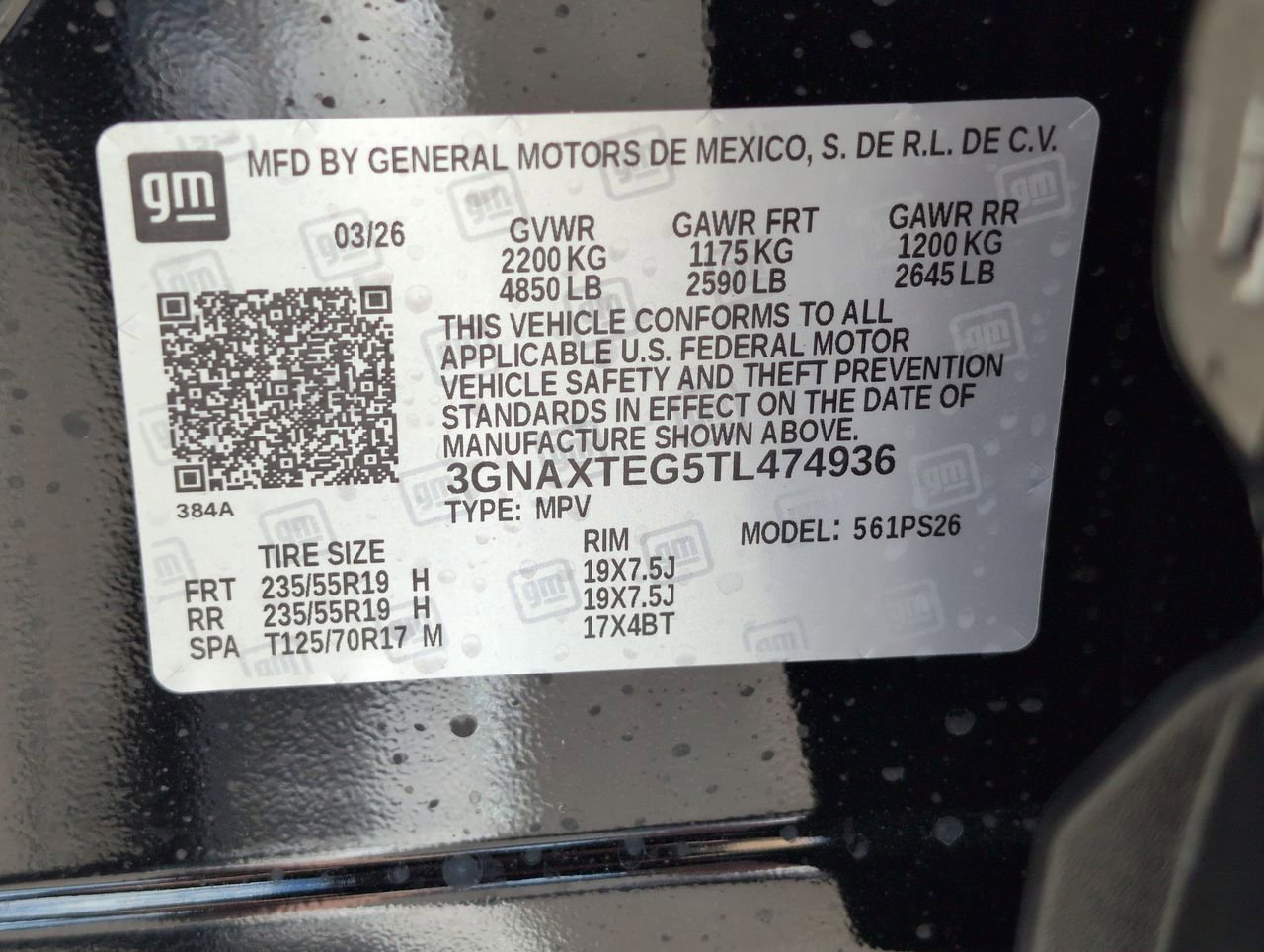 New 2026 Mosaic Black Metallic Chevrolet RS image 32