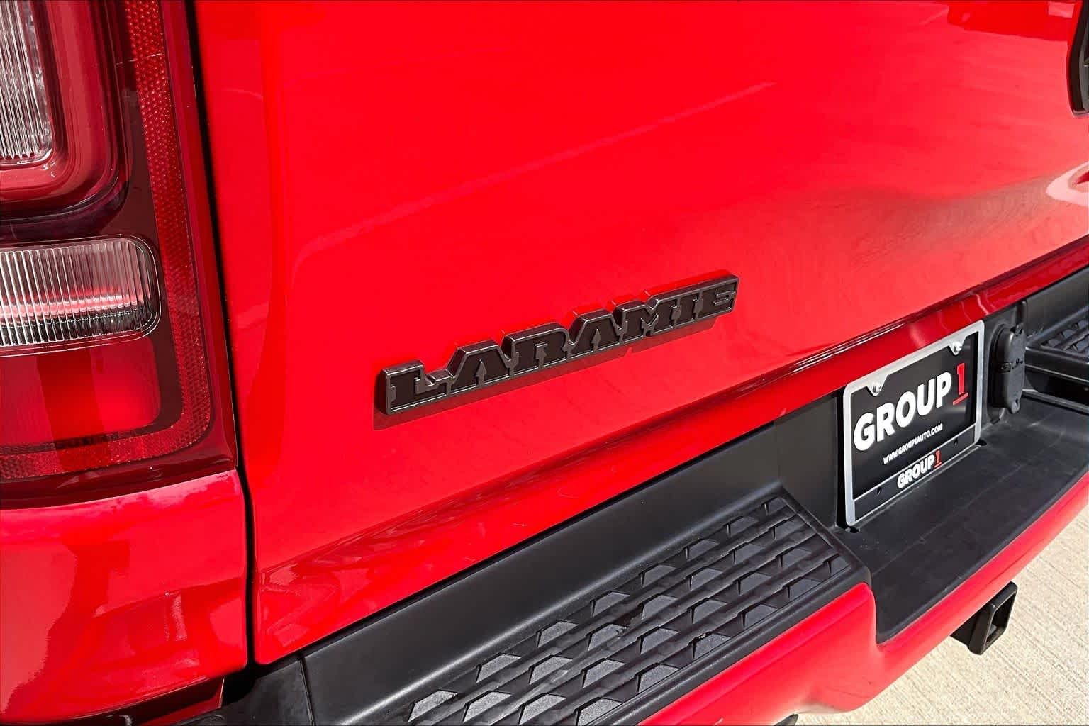 Used 2022 Flame Red Clearcoat Ram Laramie image 9