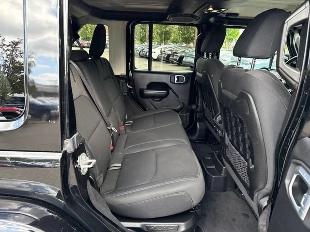 Used 2021 Black Clearcoat Jeep Unlimited Rubicon 4xe image 10