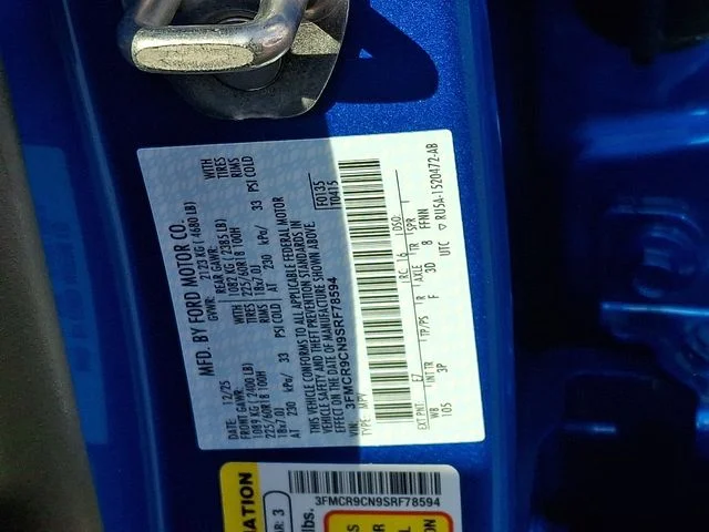 New 2025 Velocity Blue Metallic Ford Outer Banks® image 10
