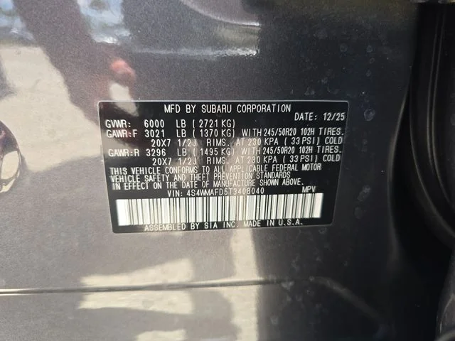 Used 2026 Gray Subaru Limited image 30