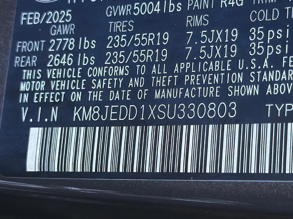 Used 2025 Gray Hyundai Limited image 33
