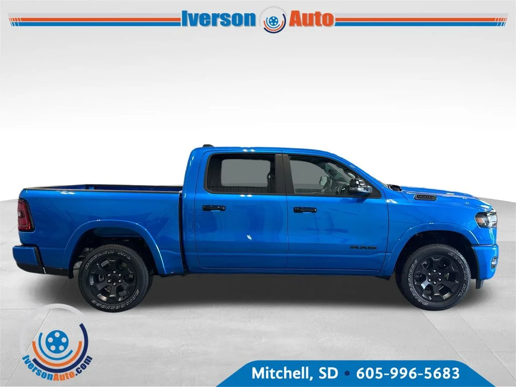 New 2026 Hydro Blue Pearl-Coat Exterior Paint RAM Big Horn/Lone Star image 8