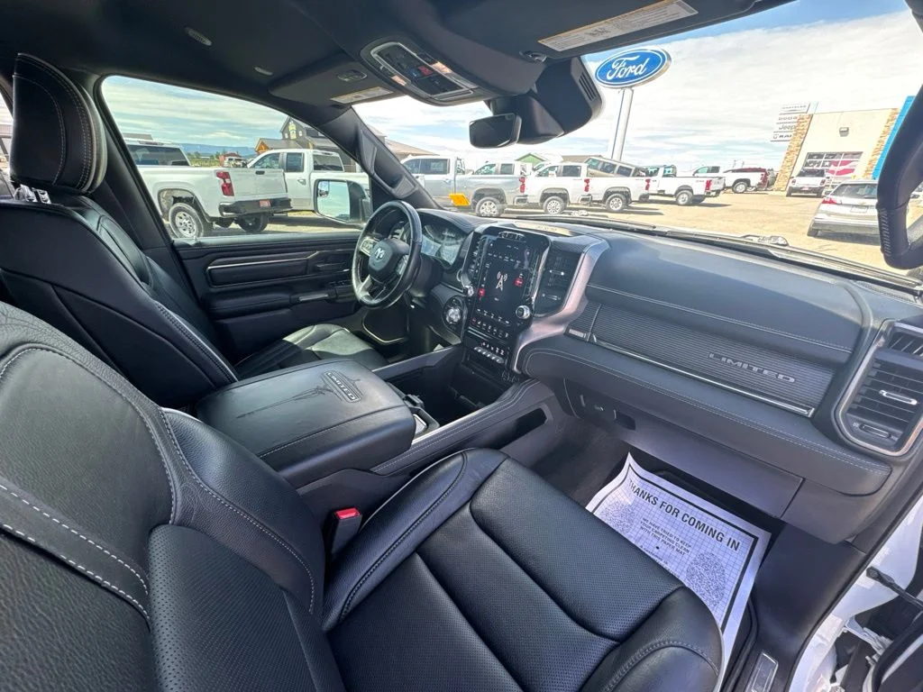 Used 2020 Bright White Clearcoat Ram Limited image 9