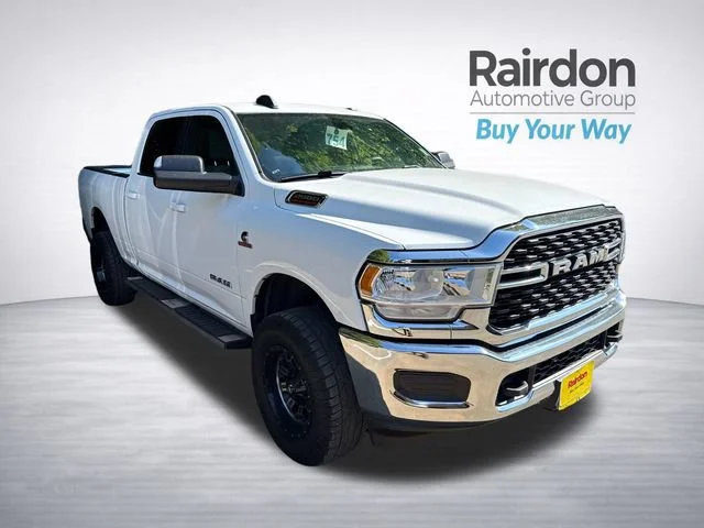 Used 2022 Bright White Clearcoat Ram Big Horn image 1