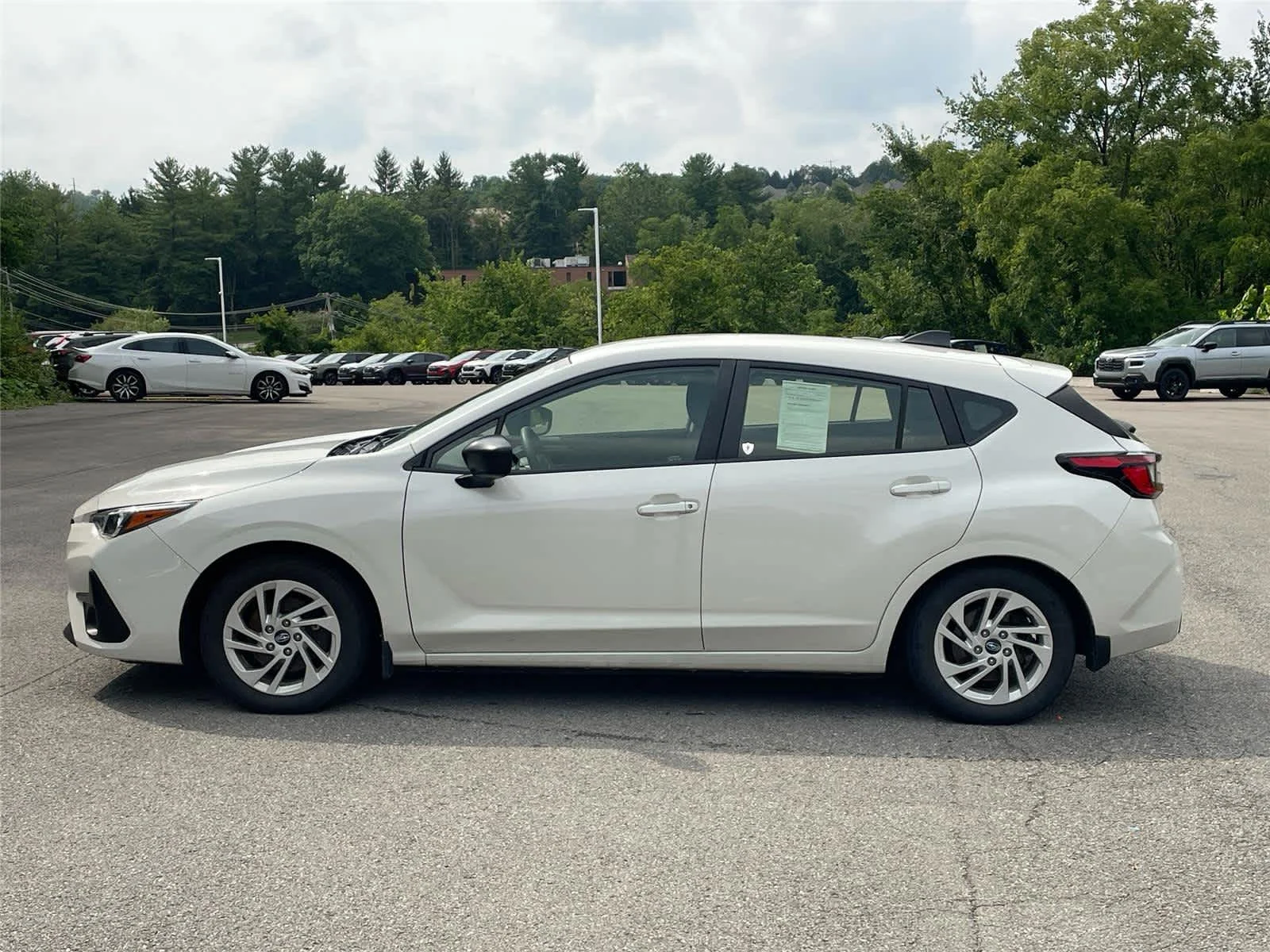 Used 2024 Crystal White Pearl Subaru  image 2