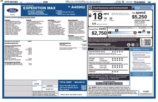 New 2026 Star White Metallic Tri-Coat Ford MAX Platinum® image 25