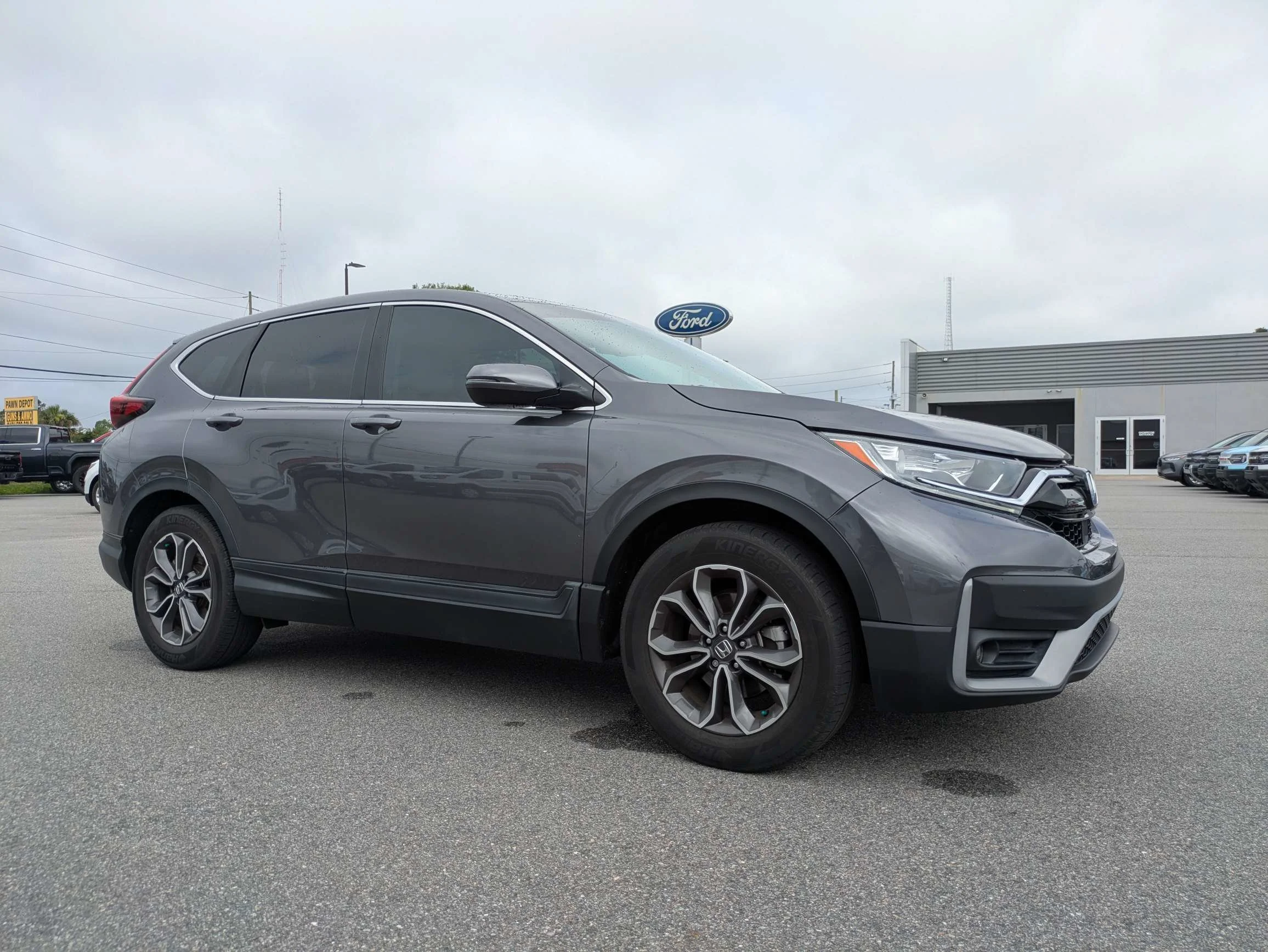Used 2020 Sonic Gray Pearl Honda EX-L w/Honda Sense Safety System, Leather, & Moonroof image 1