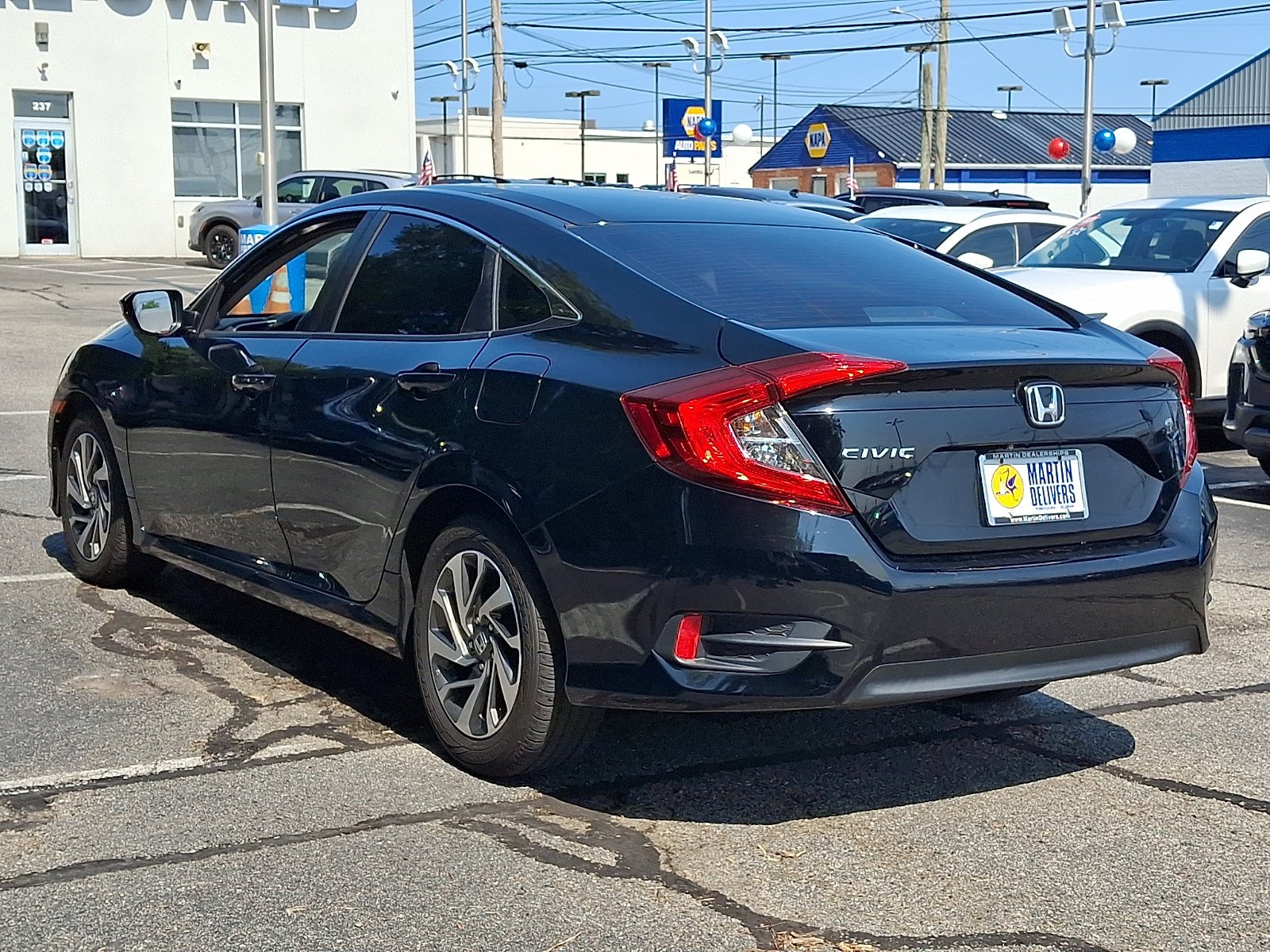 Certified Used 2016 Crystal Black Pearl Honda EX image 3