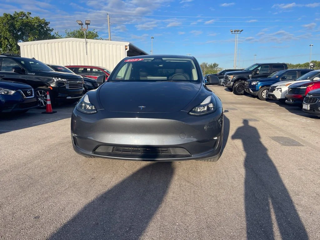 Used 2023 Tesla Model Y Long Range with VIN 7SAYGDEE4PF890561 for sale in Delray Beach, FL