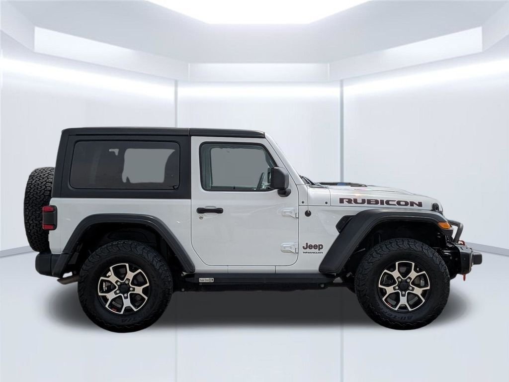 Used 2021 Bright White Clearcoat Jeep Rubicon image 7